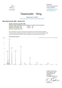 Tesamorelin, 20mg